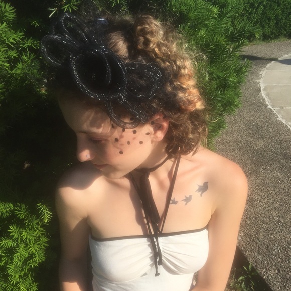 Handmade Chiffon Headband - Picture 4 of 5